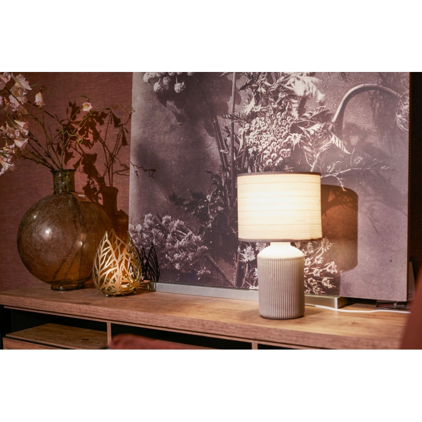 Brilo - Настільна лампа INO 1xE14/10W/230V коричнева