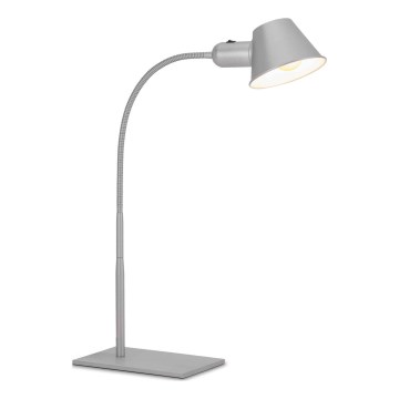 Brilo - Настольная лампа 1xE27/10W/230V матовый хром