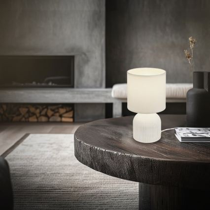 Brilo - Настольная лампа INO 1xE14/10W/230V белая