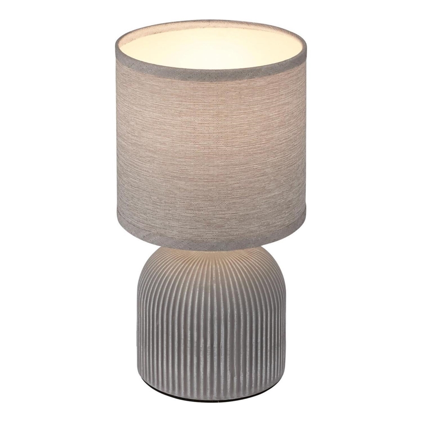 Brilo - Настольная лампа INO 1xE14/10W/230V серая