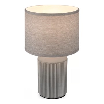 Brilo - Настольная лампа INO 1xE14/10W/230V серая