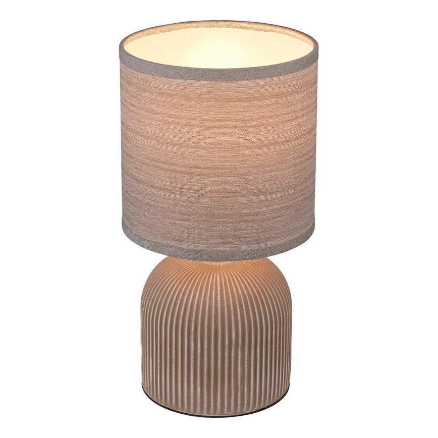 Brilo - Настольная лампа INO 1xE14/10W/230V коричневая