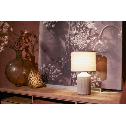 Brilo - Настольная лампа INO 1xE14/10W/230V коричневая