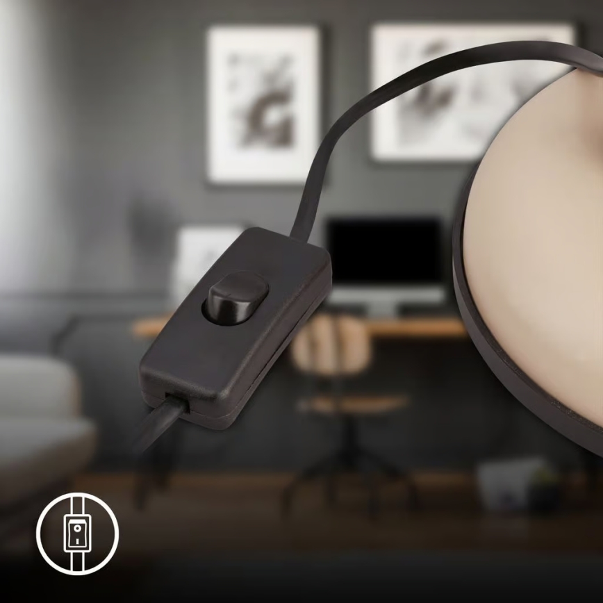 Brilo - Настольная лампа PIXA 1xE14/25W/230V бежевого цвета