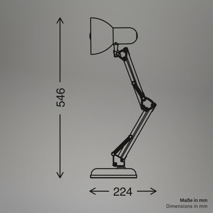 Brilo - Настольная лампа PIXA 1xE14/25W/230V бежевого цвета