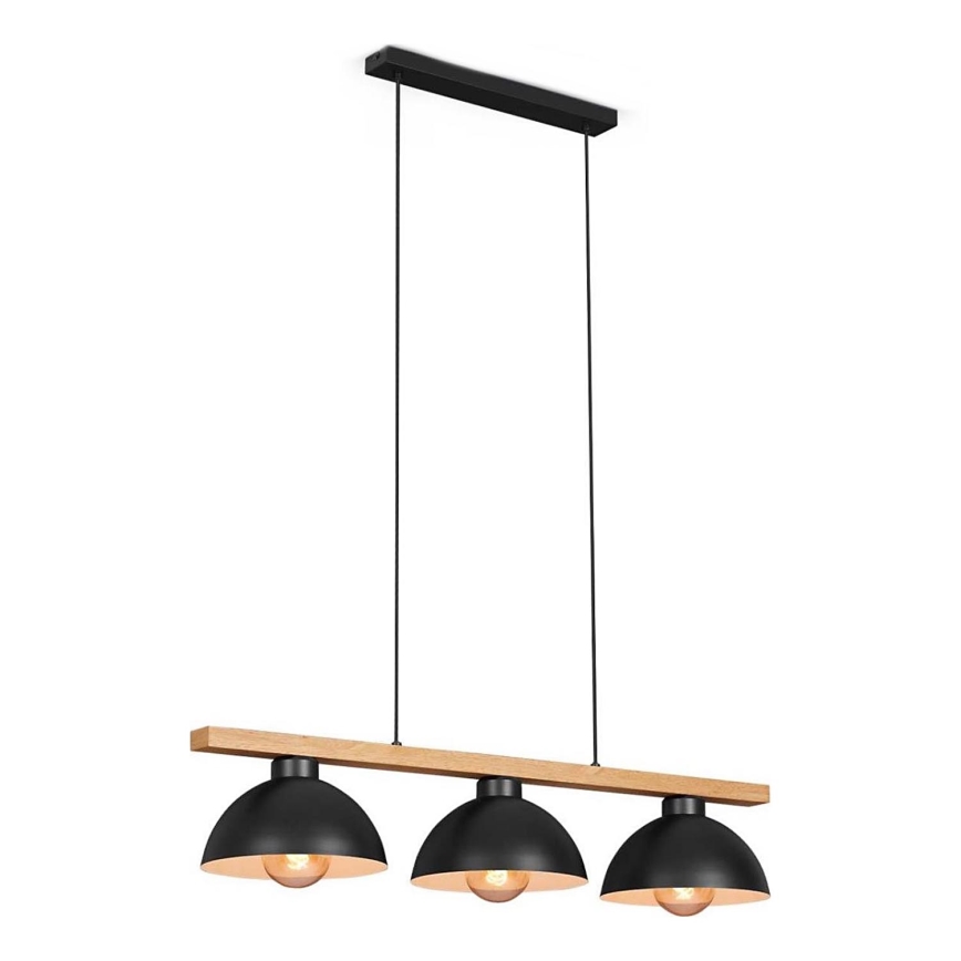 Brilo - Подвесная люстра 3xE27/40W/230V каучук