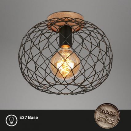 Brilo - Потолочный светильник WINKI 1xE27/40W/230V каучук