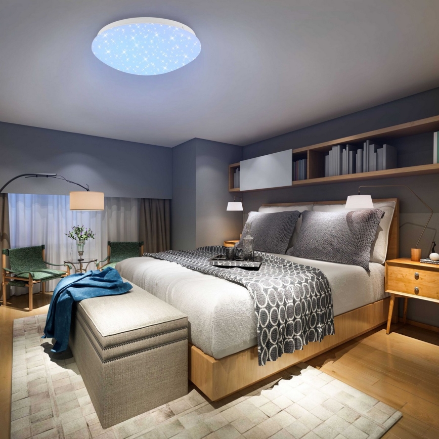 Brilo - Потолочный RGBW-светильник с регулированием яркости STARRY SKY LED/10W/230V + дистанционное управление