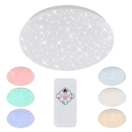 Brilo - Потолочный RGBW-светильник с регулированием яркости STARRY SKY LED/10W/230V + дистанционное управление