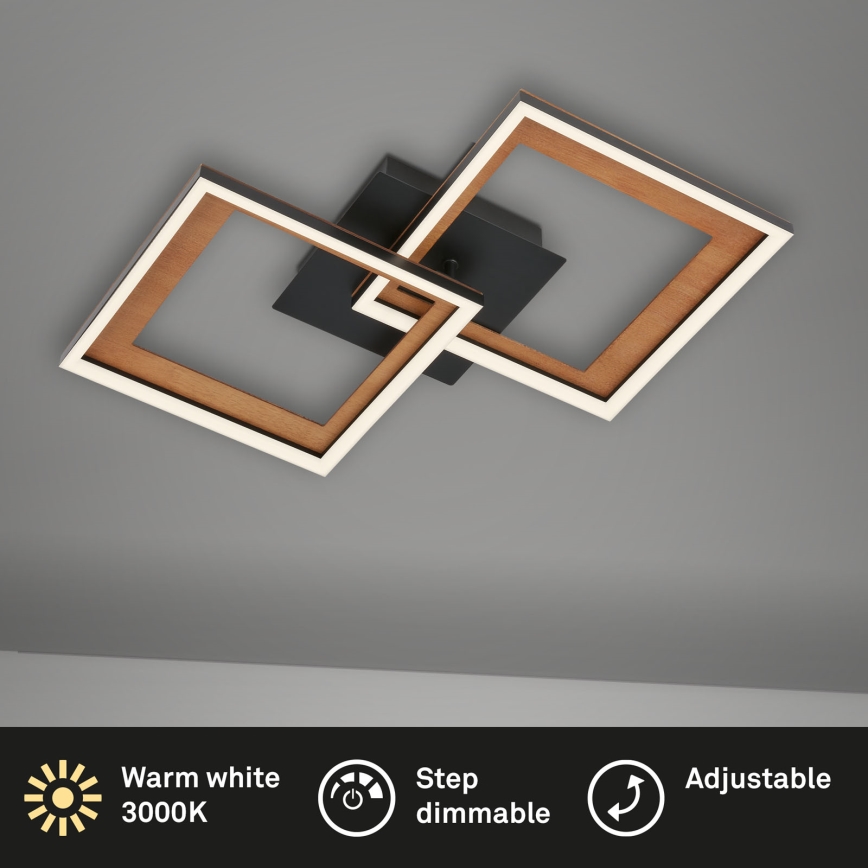 Brilo - Пристельова LED люстра з регулюванням яскравості FRAME 2xLED/11W/230V