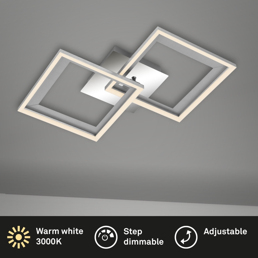 Brilo - Пристельова LED люстра з регулюванням яскравості FRAME 2xLED/11W/230V