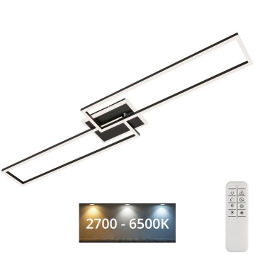Brilo - Пристельова LED люстра з регулюванням яскравості FRAME 2xLED/20W/230V 2700-6500K + пульт дистанційного керування