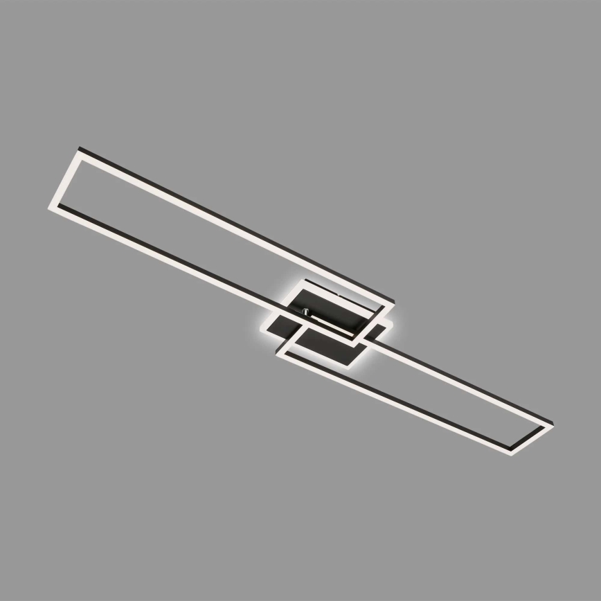 Brilo - Пристельова LED люстра з регулюванням яскравості FRAME 2xLED/20W/230V 2700-6500K + пульт дистанційного керування