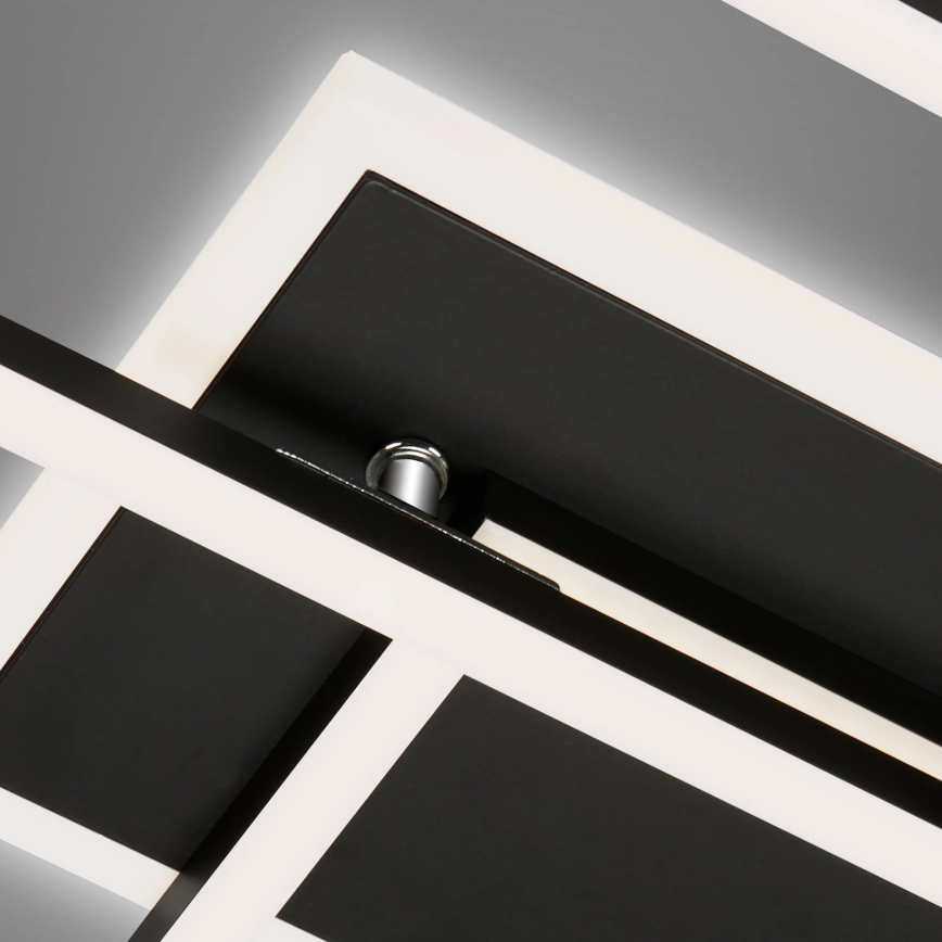 Brilo - Пристельова LED люстра з регулюванням яскравості FRAME 2xLED/20W/230V 2700-6500K + пульт дистанційного керування