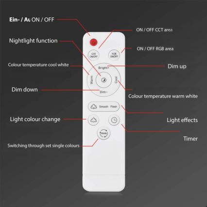 Brilo - Пристельова LED люстра з регулюванням яскравості FRAME 2xLED/20W/230V 2700-6500K Wi-Fi Tuya + пульт дистанційного керування