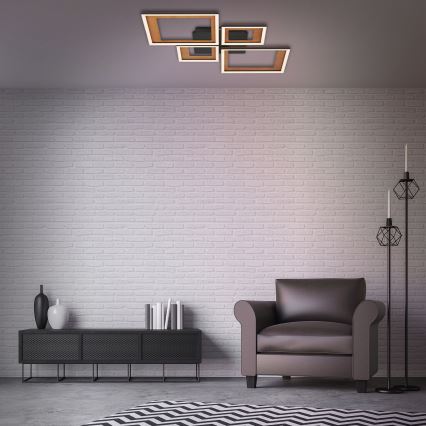 Brilo - Пристельова LED люстра з регулюванням яскравості FRAME LED/38W/230V