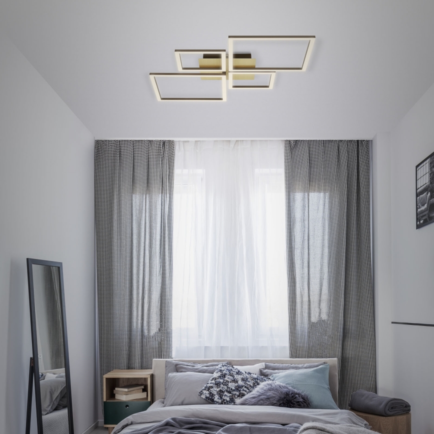 Brilo - Пристельова LED люстра з регулюванням яскравості FRAME LED/44W/230V