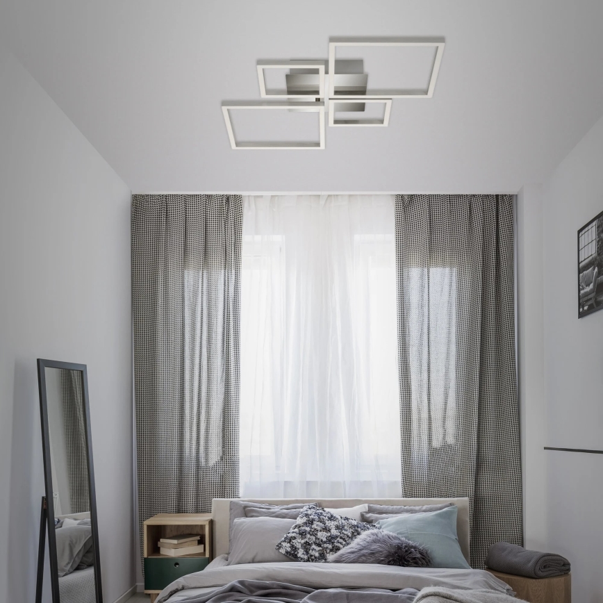 Brilo - Пристельова LED люстра з регулюванням яскравості FRAME LED/44W/230V