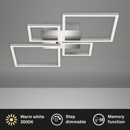 Brilo - Пристельова LED люстра з регулюванням яскравості FRAME LED/44W/230V
