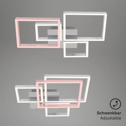 Brilo - Пристельова LED люстра з регулюванням яскравості FRAME LED/44W/230V