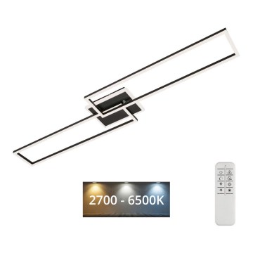 Brilo - Пристельова LED люстра з регулюванням яскравості FRAME 2xLED/20W/230V 2700-6500K + пульт дистанційного керування