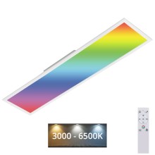 Brilo - Потолочный RGBW-светильник с регулированием яркости SLIM LED/40W/230V 3000-6500K + дистанционное управление