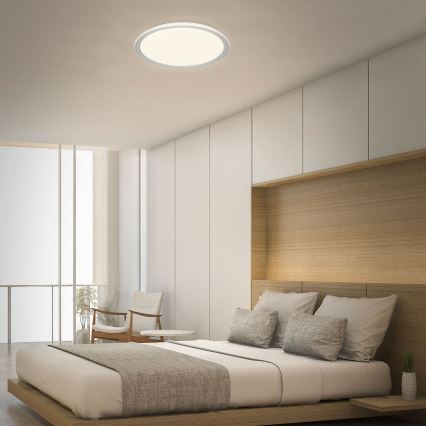 Brilo - RGB LED стельовий світильник з регулюванням яскравості LED/40W/230V 3000-6500K + пульт дистанційного керування