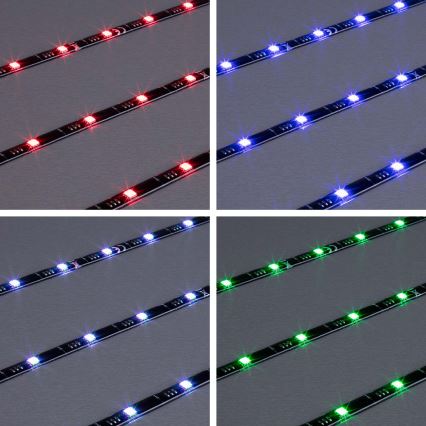 Brilo - Светодиодная RGBW лента с регулировкой яркости для ТВ 3 м LED/2,5 Вт/USB + пульт дистанционного управления