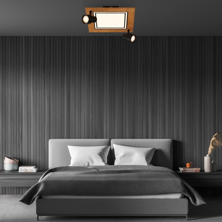 Brilo - Стельовий LED світильник LED/12W/230V + 2xGU10/9W 3000K