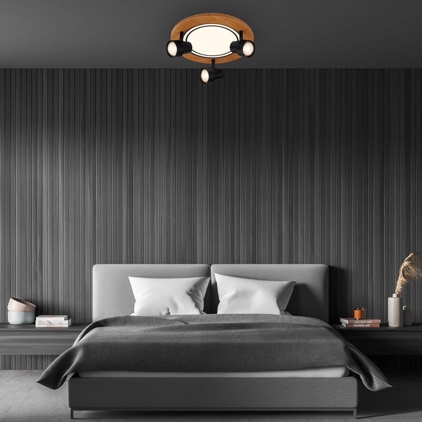 Brilo - Стельовий LED світильник LED/12W/230V + 3xGU10/9W 3000K