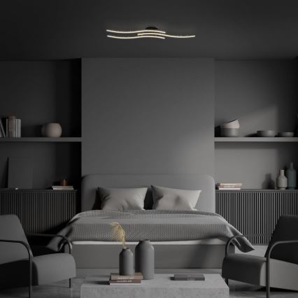 Brilo - Стельовий LED світильник LED/19W/230V 3000K чорний