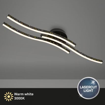Brilo - Стельовий LED світильник LED/19W/230V 3000K чорний
