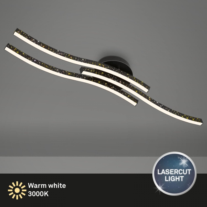 Brilo - Стельовий LED світильник LED/19W/230V 3000K чорний
