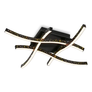 Brilo - Светодиодная припотолочная люстра REY 4xLED/6W/230V черный