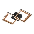 Brilo - Светодиодная припотолочная люстра с регулированием яркости FRAME 2xLED/11W/230V