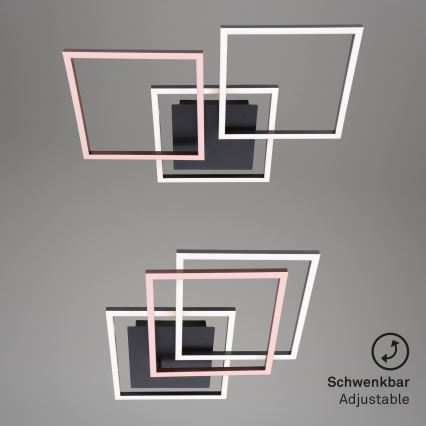 Brilo - Светодиодная припотолочная люстра с регулированием яркости FRAME LED/30W/230V