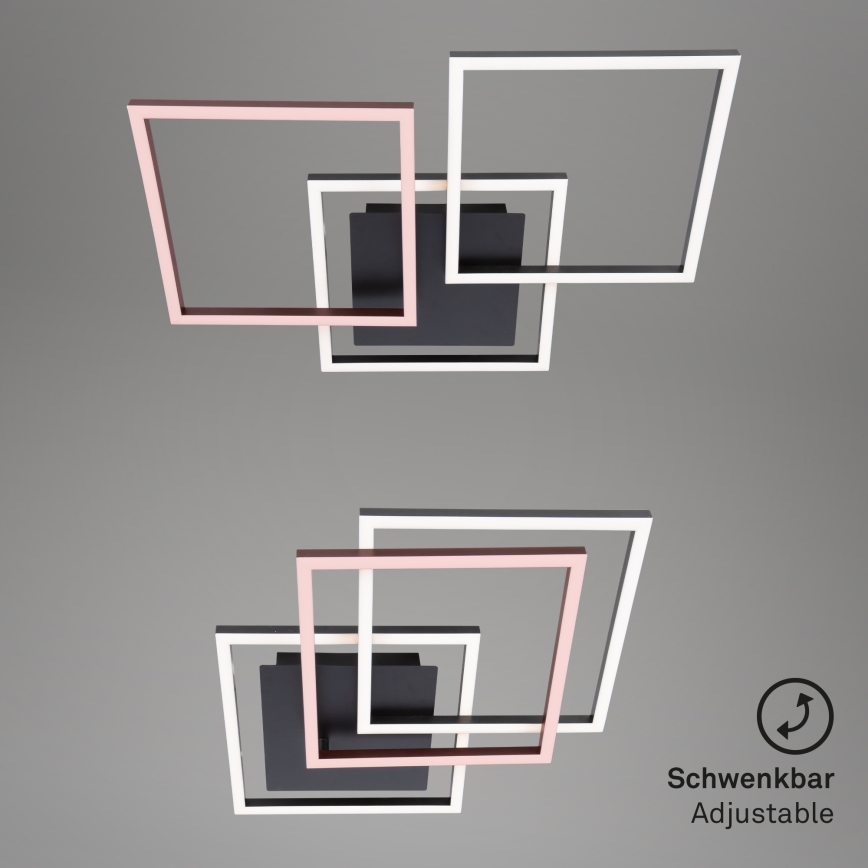 Brilo - Светодиодная припотолочная люстра с регулированием яркости FRAME LED/30W/230V