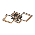 Brilo - Светодиодная регулируемая накладная люстра FRAME LED/38W/230V
