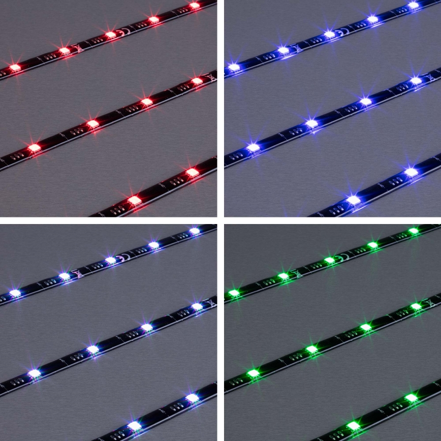 Brilo - Светодиодная RGBW-лента для ТВ с регулированием яркости 3 м LED/2,5W/USB + дистанционное управление