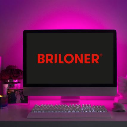 Brilo - Светодиодная RGBW-лента с регулированием яркости 6,5 м LED/18W/230V Wi-Fi Tuya + дистанционное управление