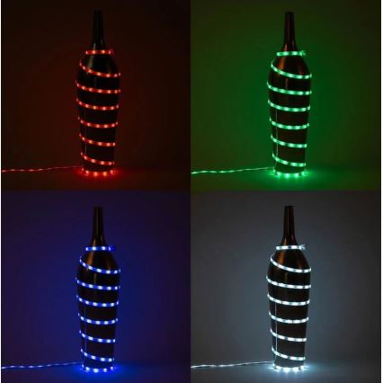 Brilo - Светодиодная RGBW-лента с регулированием яркости 6,5 м LED/22W/230V + дистанционное управление