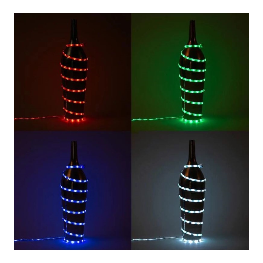 Brilo - Светодиодная RGBW-лента с регулированием яркости 6,5 м LED/22W/230V + дистанционное управление