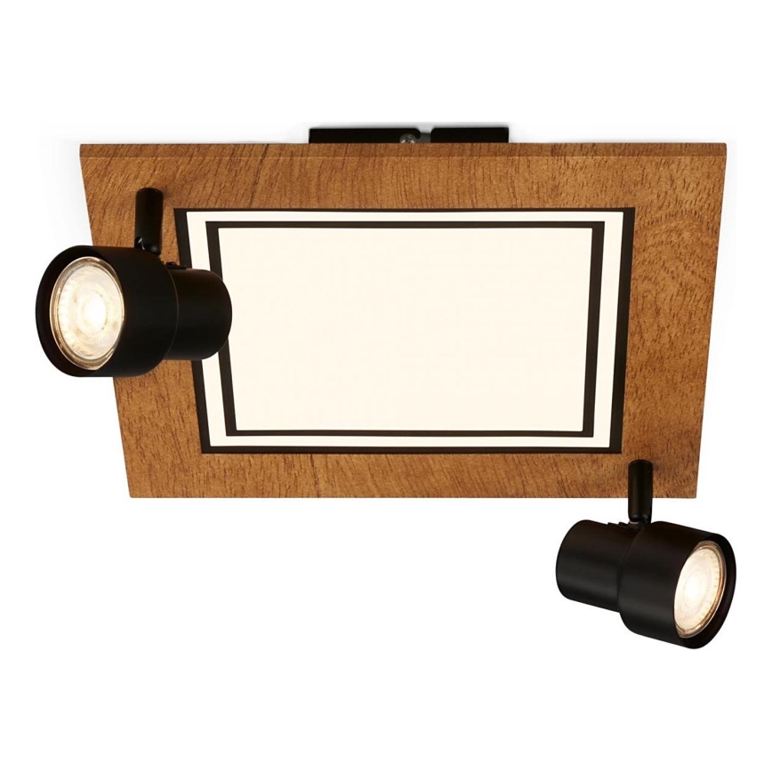 Brilo - Светодиодный потолочный светильник LED/12W/230V + 2xGU10/9W 3000K