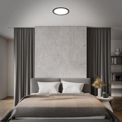Brilo - Светодиодный потолочный светильник с регулированием яркости SLIM LED/22W/230V 2700-6500K + дистанционное управление