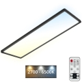 Brilo - Светодиодный потолочный светильник с регулированием яркости SLIM LED/23W/230V 2700-6500K + дистанционное управление