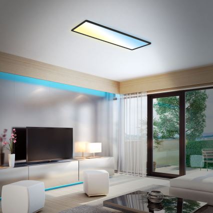 Brilo - Светодиодный потолочный светильник с регулированием яркости SLIM LED/23W/230V 2700-6500K + дистанционное управление
