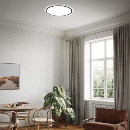 Brilo - Светодиодный потолочный светильник с регулированием яркости SLIM LED/31W/230V 2700-6500K + дистанционное управление