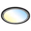 Brilo - Светодиодный потолочный светильник с регулированием яркости SLIM LED/22W/230V 2700-6500K + дистанционное управление