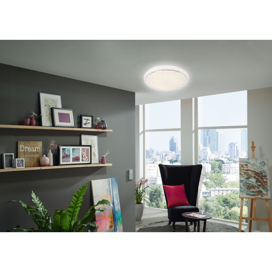 Brilo - Светодиодный потолочный светильник с регулированием яркости STARRY SKY LED/18W/230V 3000-6500K + дистанционное управление