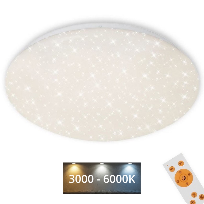 Brilo - Светодиодный потолочный светильник с регулированием яркости STARRY SKY LED/40W/230V 3000-6000K + дистанционное управление